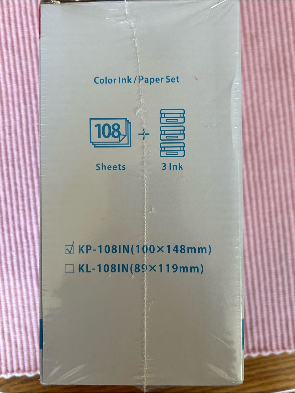 New Wrapped Color Ink & Paper Set - KP-108IN - Picture 3 of 4